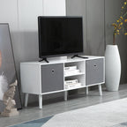 Meuble TV Blanc et Gris
