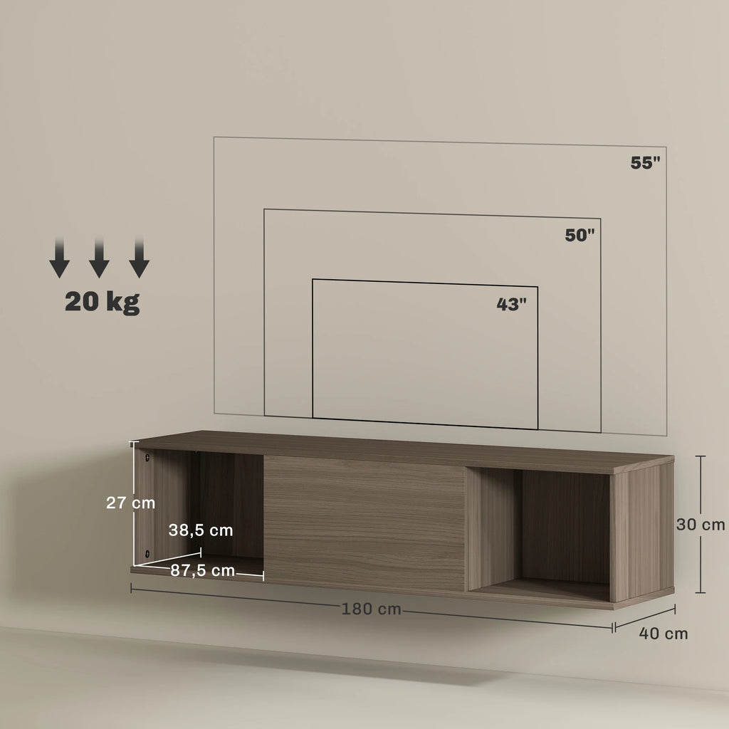 Meuble TV Suspendu 180 cm