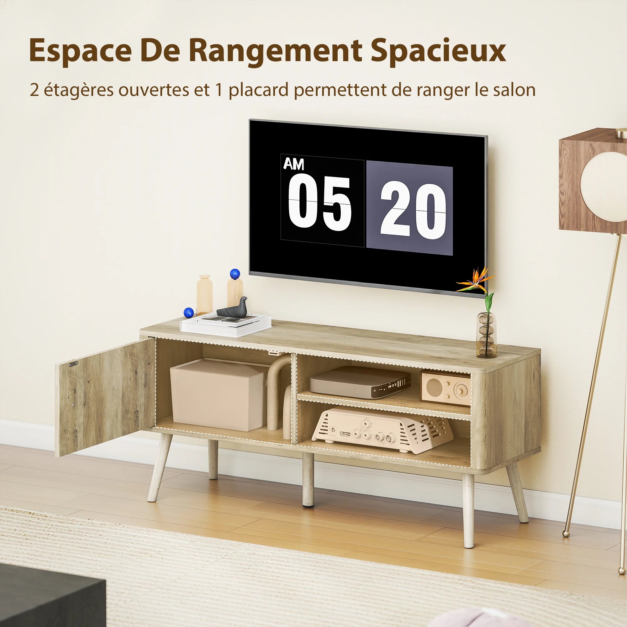 Petit Meuble TV en Bois