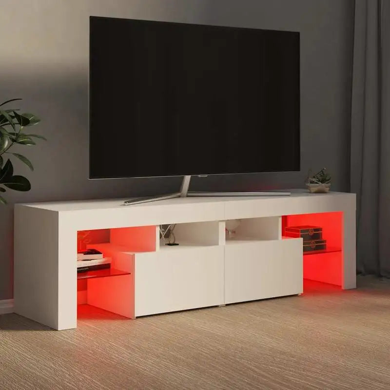Meuble TV Blanc led