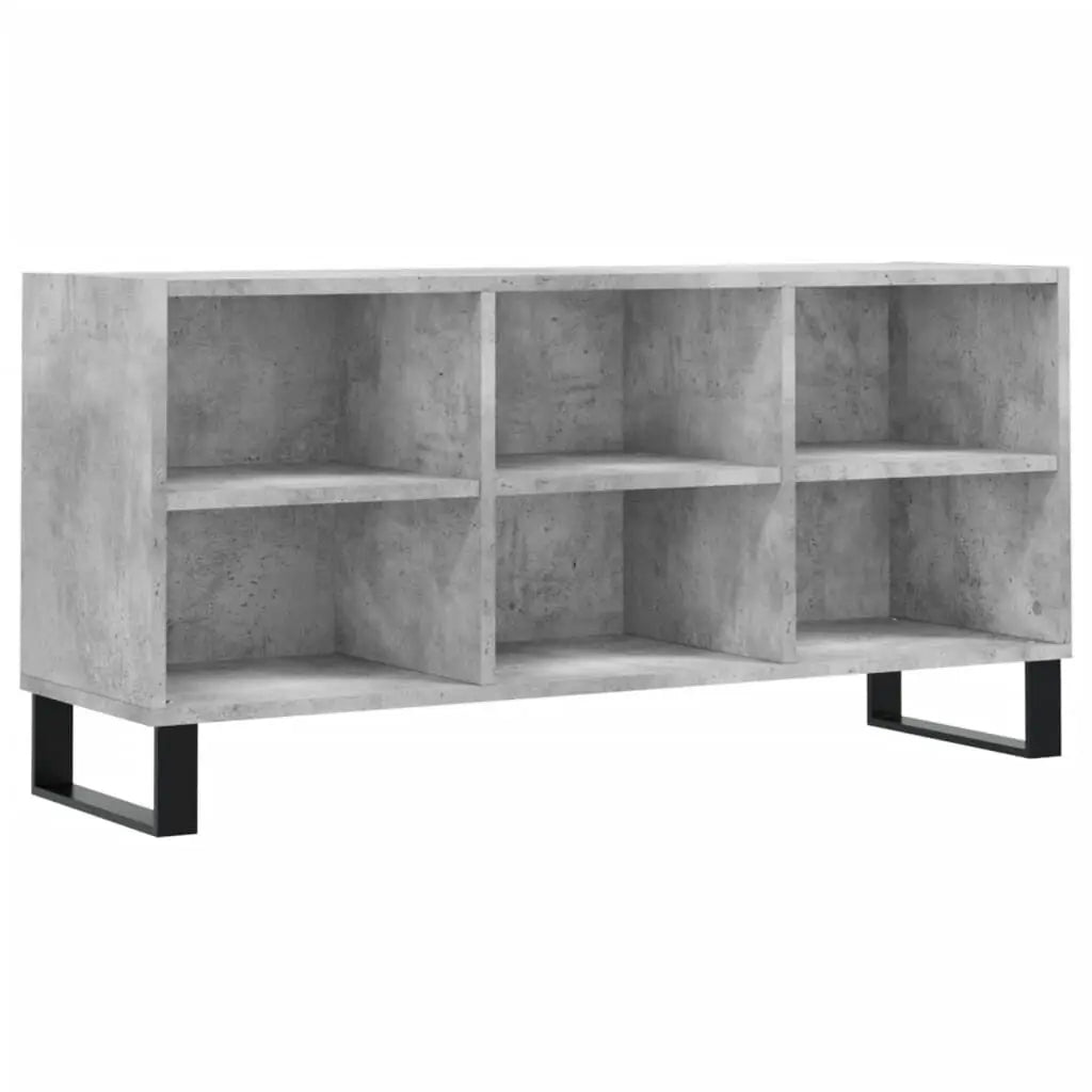 Petit Meuble TV Blanc et Bois