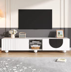 Meuble TV Blanc Noir