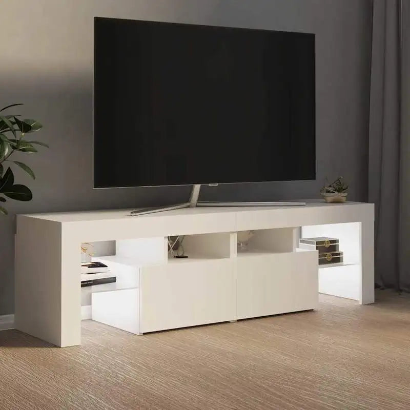 Meuble TV Blanc led