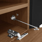 Meuble TV noir et bois