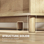 Meuble tv en rotin