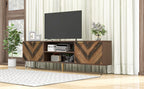 Meuble tv bois marron