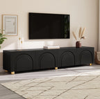 Meuble TV Noir 180 cm