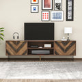 Meuble tv bois marron