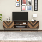 Meuble tv bois marron
