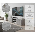 Meuble TV en Bois Gris
