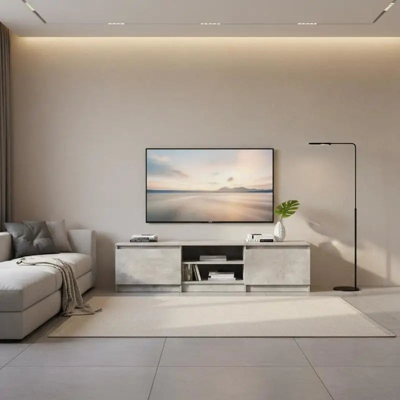 Meuble TV Gris Anthracite
