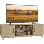 Meuble tv en rotin