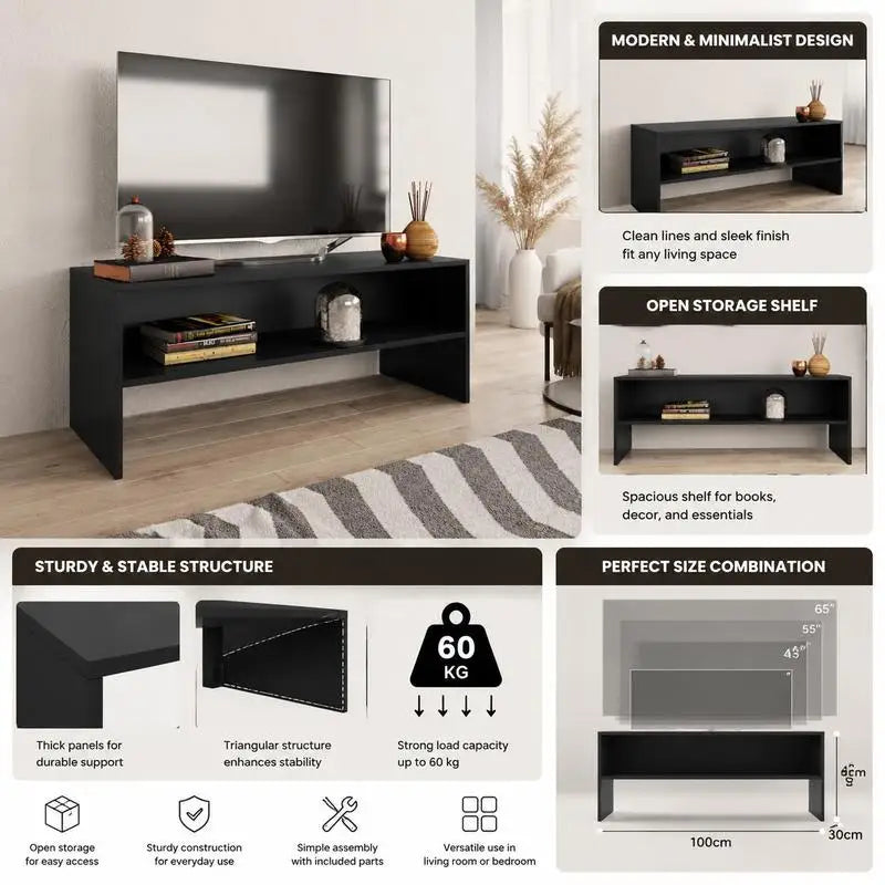 Petit Meuble TV noir