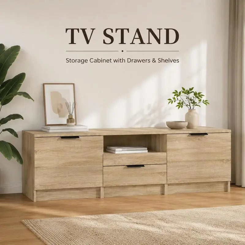 meuble tv bas bois