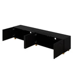 Meuble TV Noir 180 cm