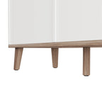 Meuble TV Blanc et Bois