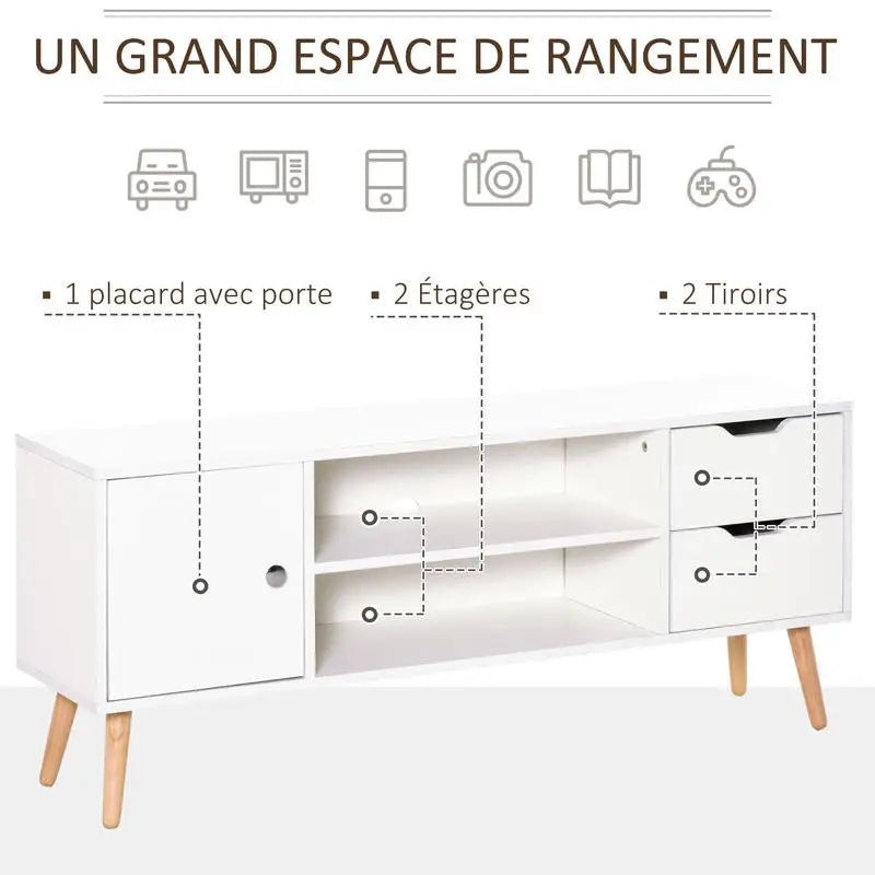 Meuble TV 120 cm Design