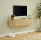 Meuble TV Suspendu 160 cm Bois