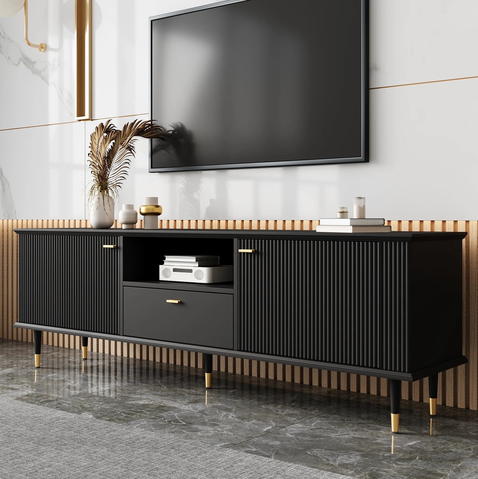 Meuble Noir TV