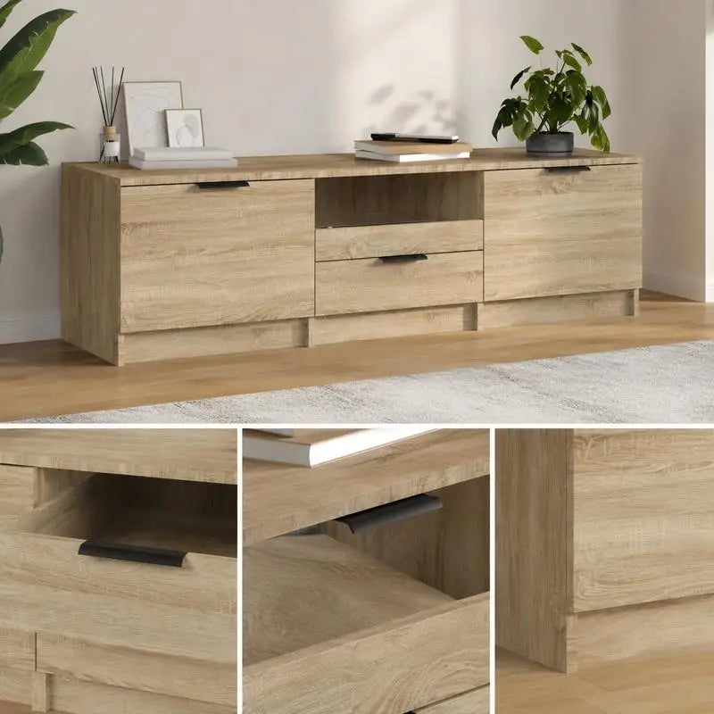 meuble tv bas bois