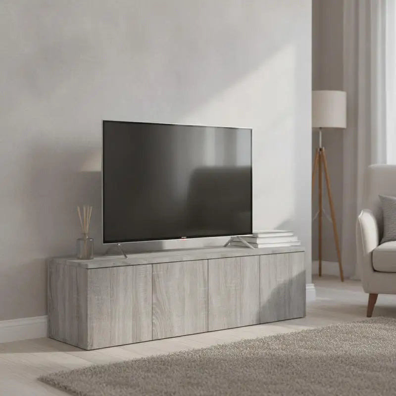 Meuble TV en Bois Gris