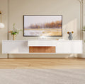 meuble TV Blanc Laqué 180 cm