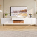 meuble TV Blanc Laqué 180 cm