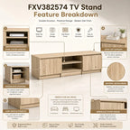 Meuble tv 140 cm Bois