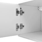 meuble TV Blanc Laqué 180 cm