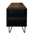 Meuble TV noir et bois