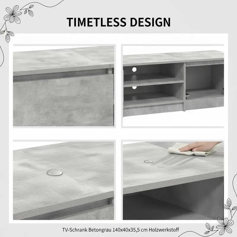 Meuble TV Gris Anthracite