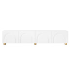 Meuble TV Blanc laqué