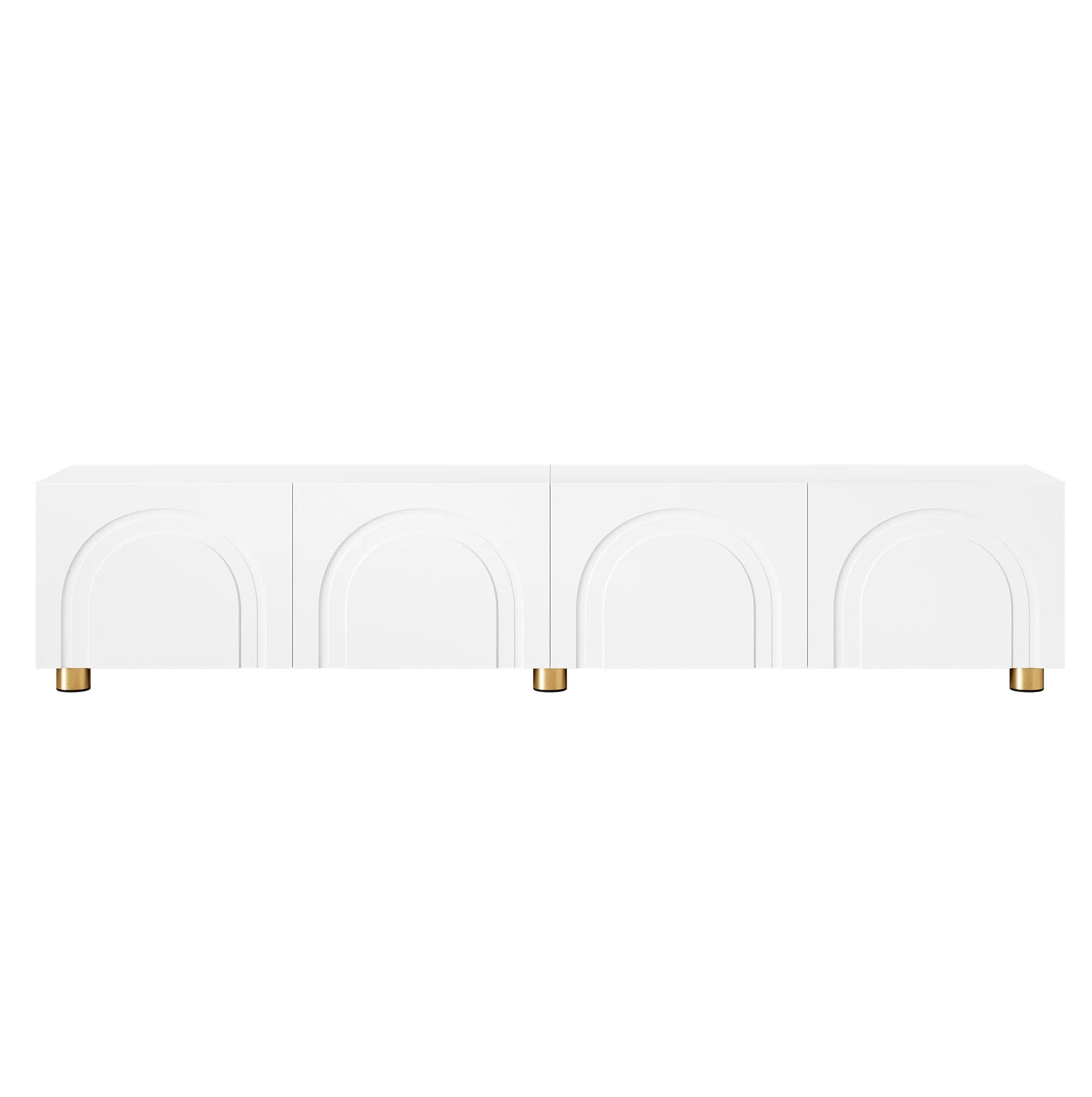 Meuble TV Blanc laqué
