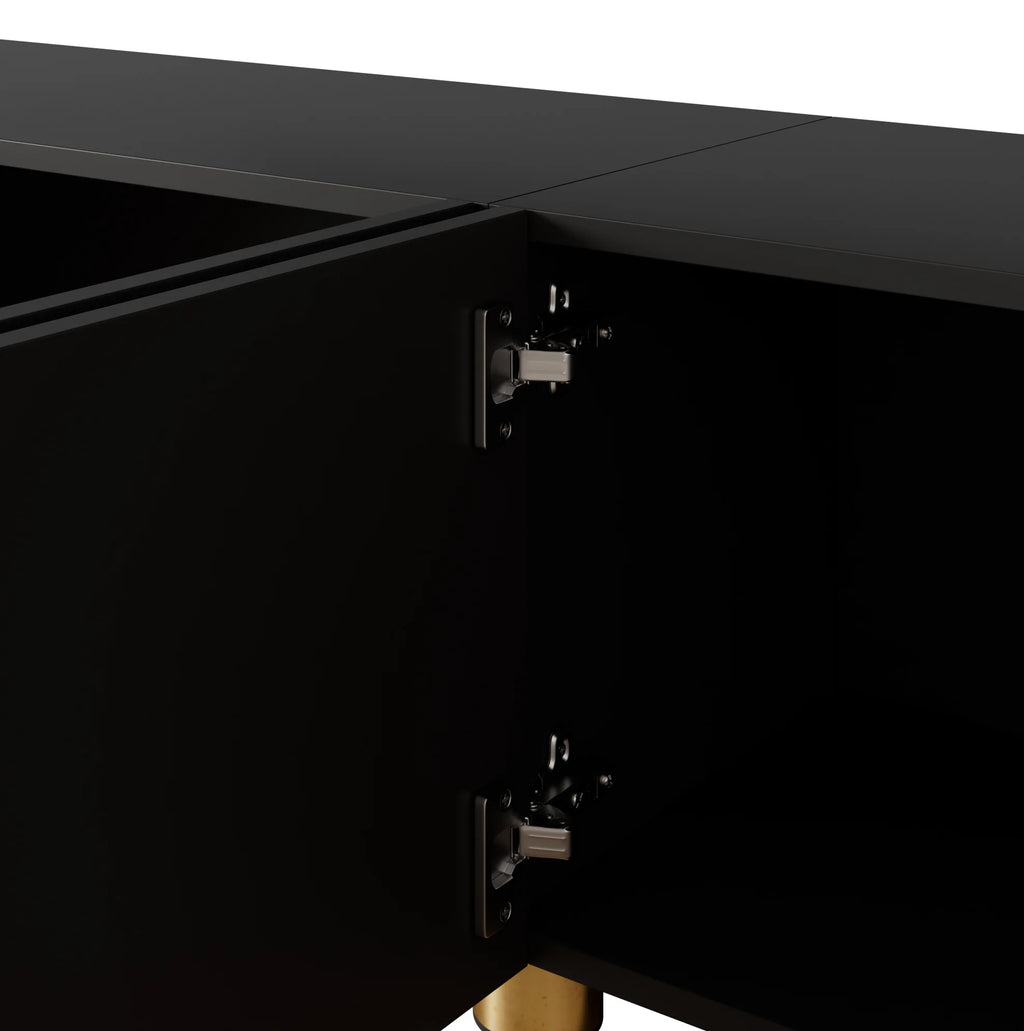 Meuble TV Noir 180 cm