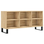 Petit Meuble TV Blanc et Bois