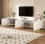 Meuble TV Blanc laqué