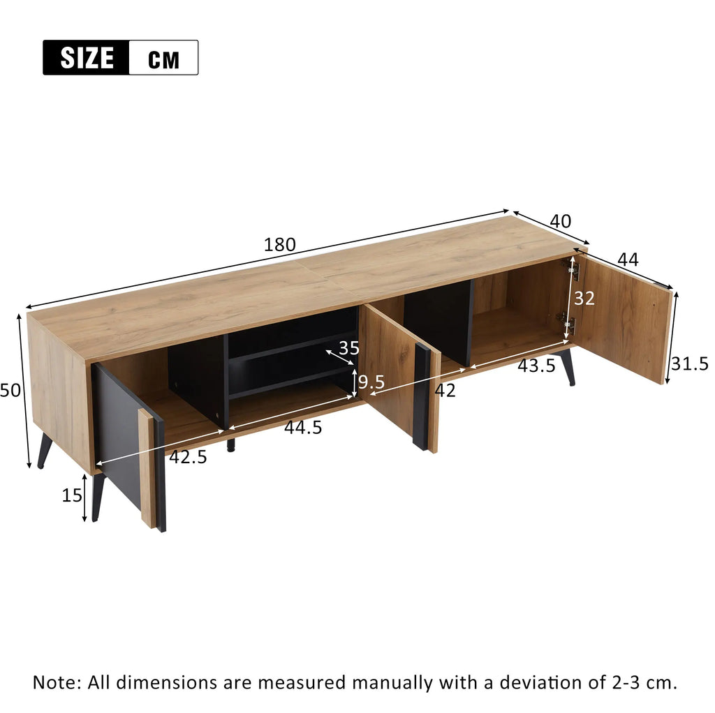 Meuble TV 180 cm sur Pied