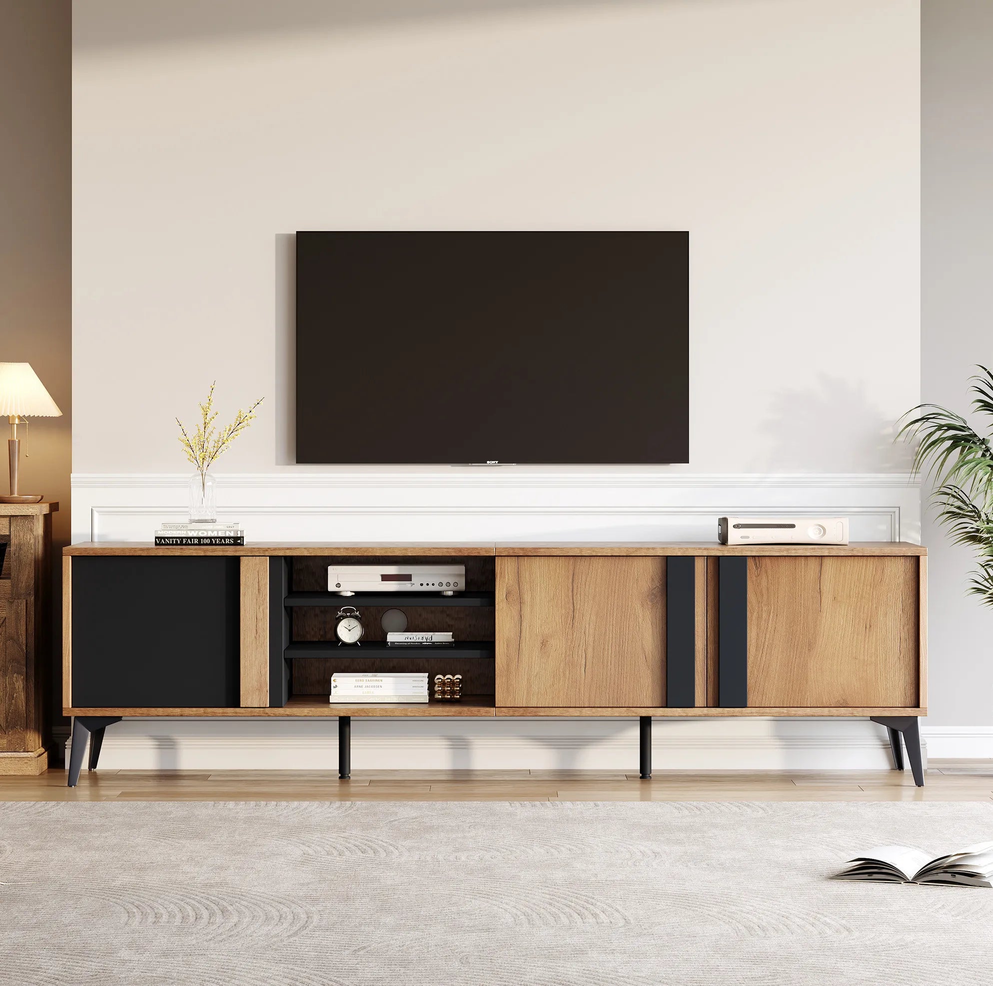 Meuble TV 180 cm sur Pied