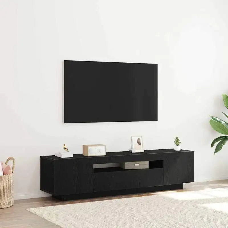 Meuble TV 160 cm Noir