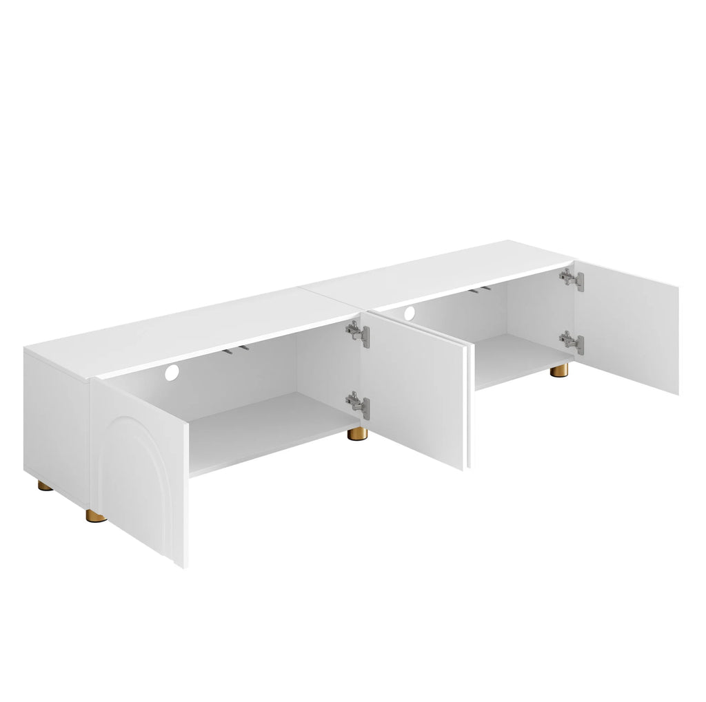 Meuble TV Blanc laqué