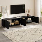 Meuble TV Noir 180 cm