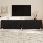 Meuble TV Noir 180 cm