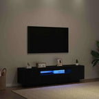 Meuble TV 160 cm Noir