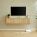 Meuble TV Suspendu 160 cm Bois