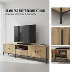 Meuble tv bois claire