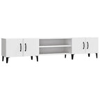 Meuble tv blanc laqué