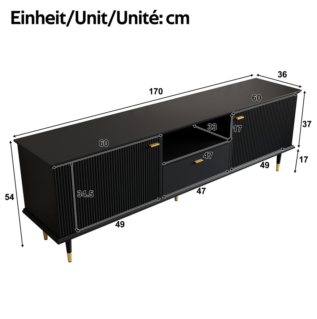 Meuble Noir TV