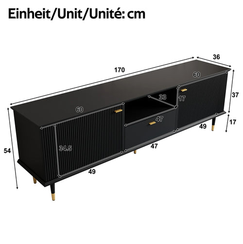 Meuble Noir TV