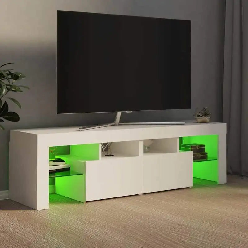 Meuble TV Blanc led