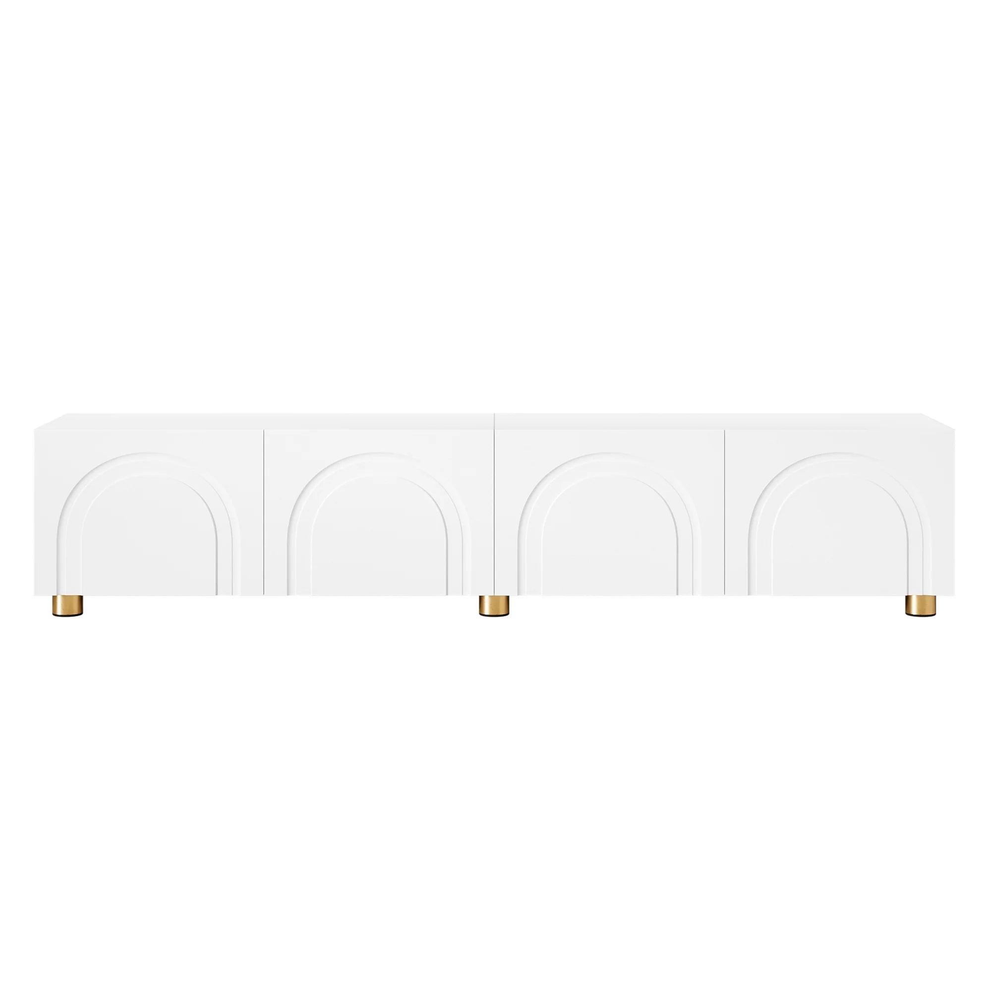 Meuble TV Blanc laqué